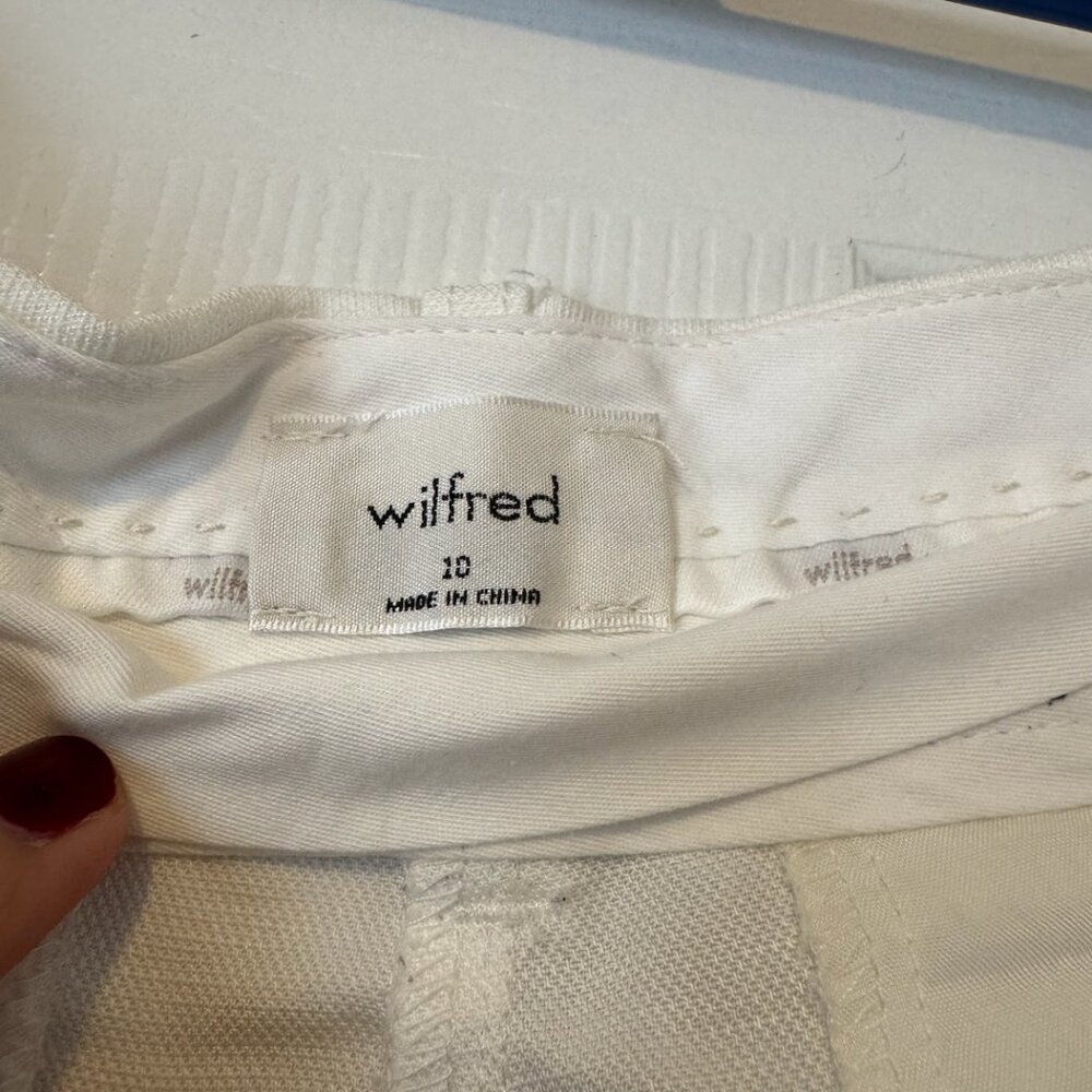 Aritzia white linen effortless pants in size 10 - Picture 2 of 3